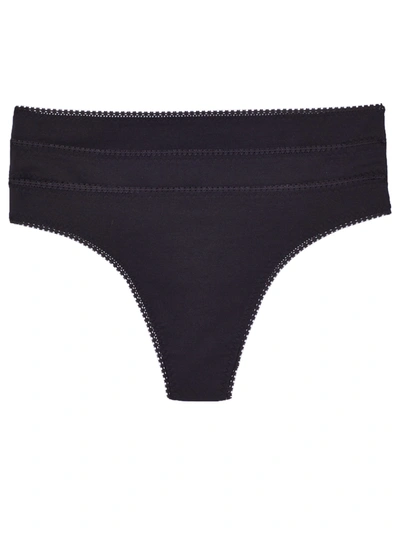 On Gossamer Women's Cabana Cotton Low Rise Hip G Thong 3-pack In Black