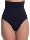 Maidenform Firm Control Tame Your Tummy High-waist Thong In Black
