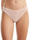 B.tempt'd By Wacoal Inspired Eyelet Thong In Pink