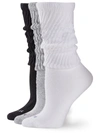 HUE WOMEN'S SLOUCH SOCKS 3-PACK