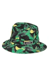 GANNI RECYCLED POLYESTER BUCKET HAT