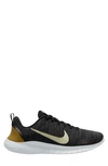 Nike Flex Experience Run 12 Road Running Shoe In Black/ Olive Aura/ Anthracite