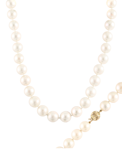 Splendid Pearls 14k 12-16mm Freshwater Pearl Necklace In White