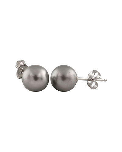 Splendid Pearls Silver 6-7mm Pearl Studs In Multi
