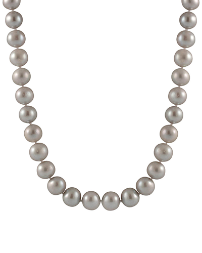 Splendid Pearls 14k 12-13mm Freshwater Pearl Necklace In Gray