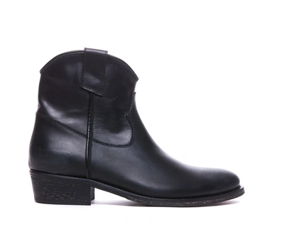 Via Roma 15 Tex Bootie In Black