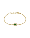 Sabrina Designs 14k 0.56 Ct. Tw. Diamond & Emerald Bangle Bracelet