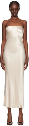 BEC & BRIDGE BEIGE MOON DANCE MAXI DRESS