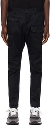 DSQUARED2 BLACK SEXY CARGO PANTS