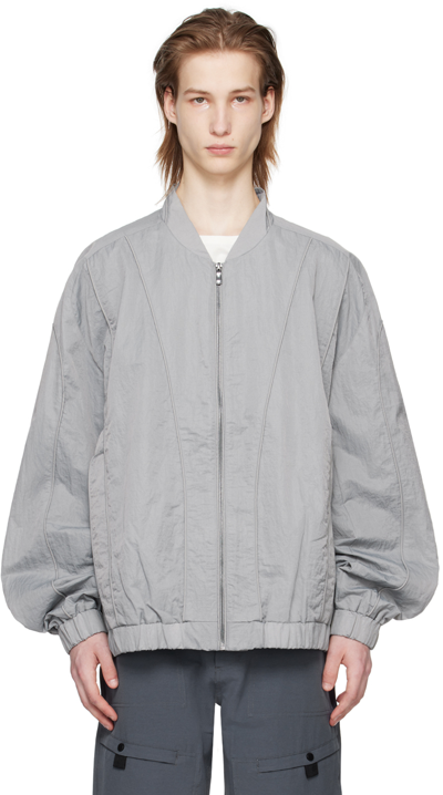 A. A. Spectrum Grey Coasted Jacket In Circuit Grey