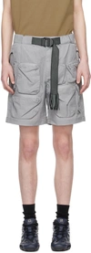 A. A. SPECTRUM GRAY WADRIAN SHORTS