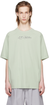 A. A. SPECTRUM GREEN RADIAL T-SHIRT