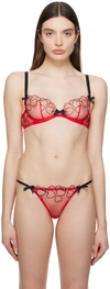 AGENT PROVOCATEUR RED MAYSIE BRA