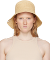 Rag & Bone Beige Jade Rollable Bucket Hat In Tan