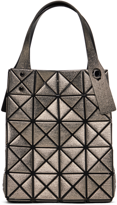 Bao Bao Issey Miyake Gunmetal Platinum Coffret Mini Tote In 94-gunmetal