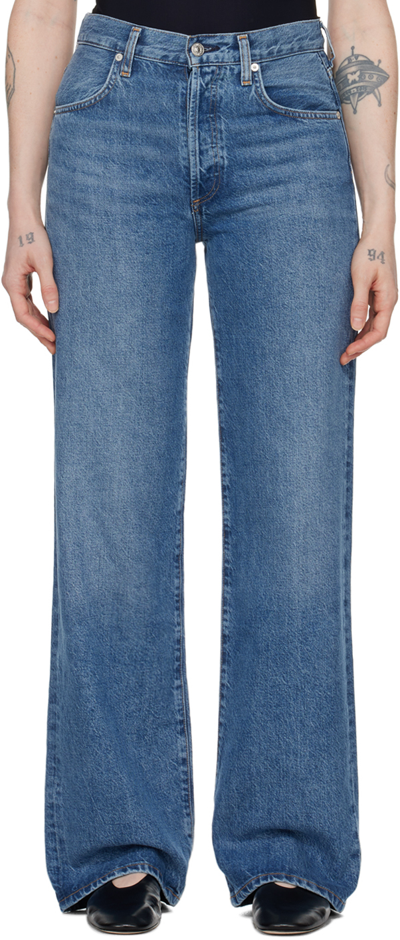 Citizen Of Humanity Blue Annina Jeans In Babylonia (md Indigo