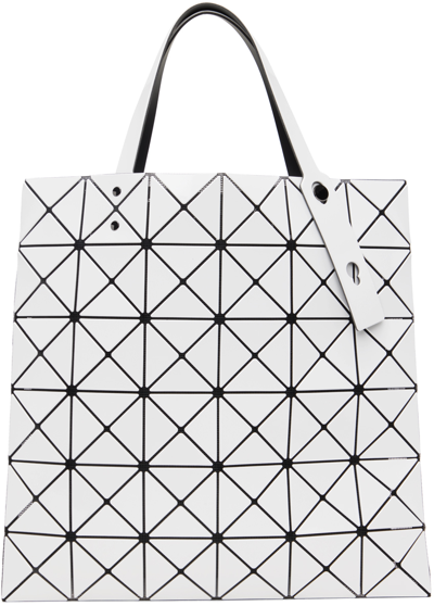 Bao Bao Issey Miyake White Lucent Tote In 01-white