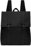 Rains Black Msn Backpack In 01 Black