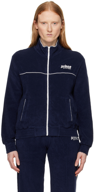 Sporty And Rich Navy Prince Edition Track Jacket