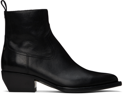 Golden Goose Black Low Debbie Boots In 90100 Black