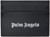PALM ANGELS BLACK LOGO CARD HOLDER