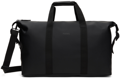 Rains Black Hilo Weekend Duffle Bag In 01 Black