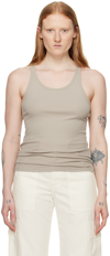 FILIPPA K TAUPE RIB TANK TOP