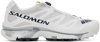 Salomon Mesh Breathable Sneaker Toe Reinforced In White/ebony/lunar Ro