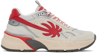 Palm Angels Beige Pa 4 Sneakers