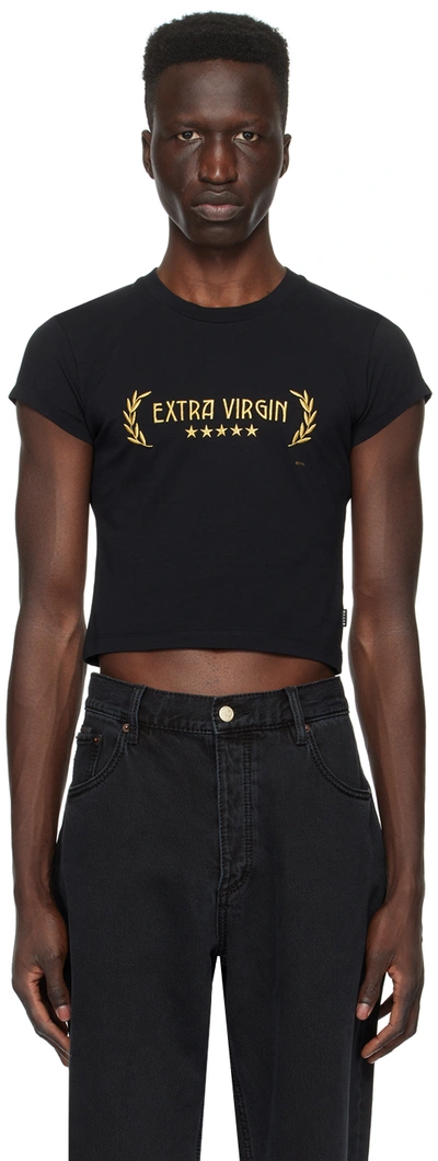 Eytys Black Zion T-shirt In Extra Virgin Black