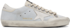 GOLDEN GOOSE GRAY & WHITE SUPER-STAR SUEDE SNEAKERS