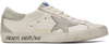 Golden Goose Super-star Nappa Upper Nabuk Star Suede Tongue Heel And Spur In White