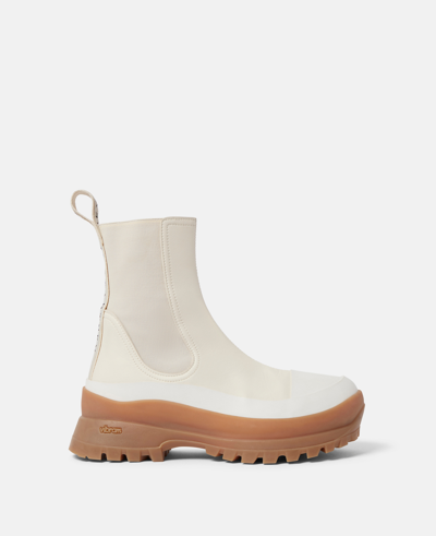 Stella Mccartney Trace Chelsea Boots In White