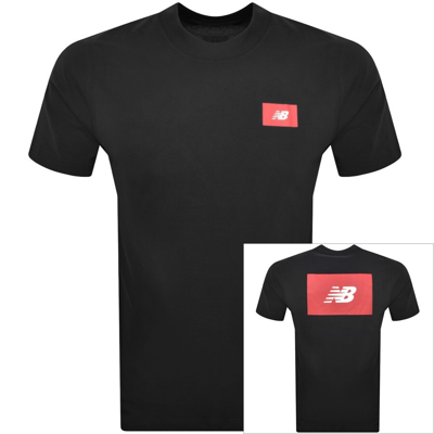 New Balance Logo T Shirt Black