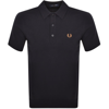 FRED PERRY FRED PERRY KNITTED POLO T SHIRT NAVY