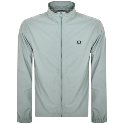 Fred Perry Woven Track Jacket Green In Blue