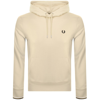 FRED PERRY FRED PERRY TIPPED LOGO HOODIE OATMEAL