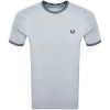 FRED PERRY FRED PERRY TWIN TIPPED T SHIRT BLUE