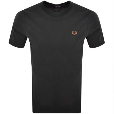Fred Perry Crew Neck T Shirt Grey In Gray