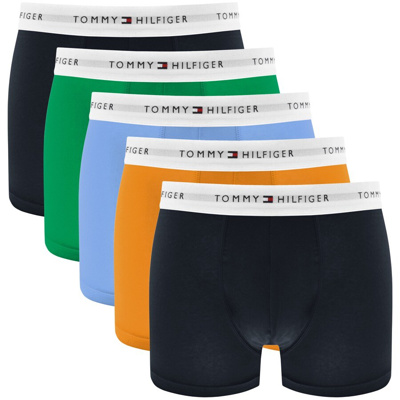 Tommy Hilfiger Underwear Five Pack Trunks In Orange