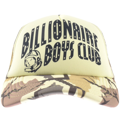 Billionaire Boys Club Arch Logo Trucker Cap Beige In Neutral
