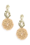 Eye Candy Los Angeles Clifton Summer Drop Earrings In Gold