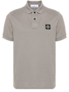 Stone Island Polo Shirt In Grey