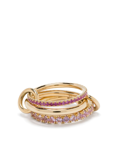 Spinelli Kilcollin 18kt Yellow Gold Norah Rose Sapphire Ring