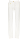 PALM ANGELS PALM ANGELS LOGO-EMBOSSED STRAIGHT-LEG JEANS