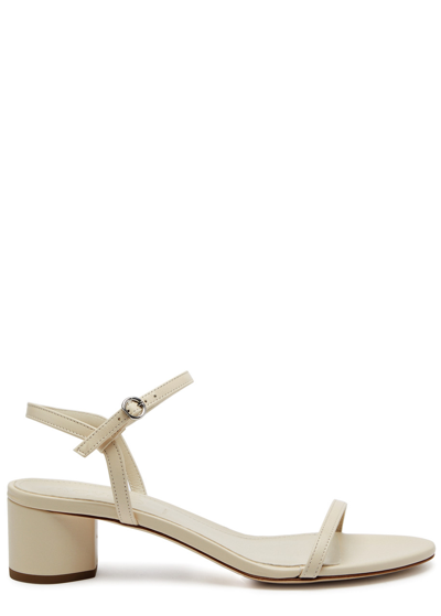 Aeyde Immi 45 Leather Sandals In Cream
