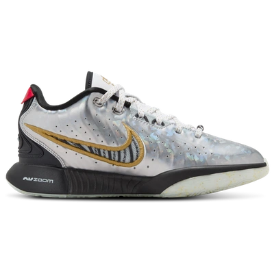 Nike Kids' Boys  Lebron Xxi Se In Metallic Silver/metallic Gold/black