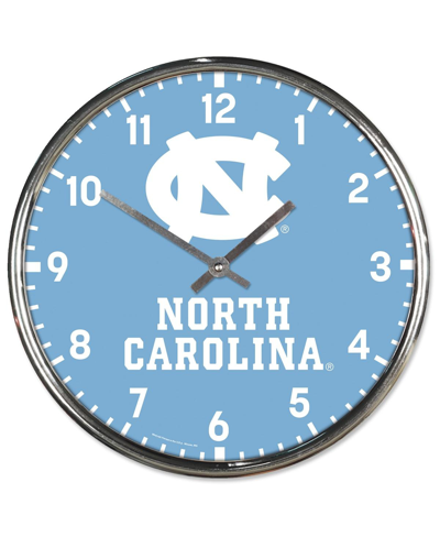 Wincraft North Carolina Tar Heels Chrome Wall Clock In Multi