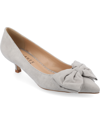 JOURNEE COLLECTION WOMEN'S ORANA WIDE WIDTH POINTED TOE KITTEN HEEL PUMPS