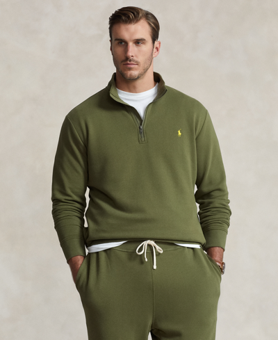 Polo Ralph Lauren The Rl Fleece Sweatshirt In Dark Sage